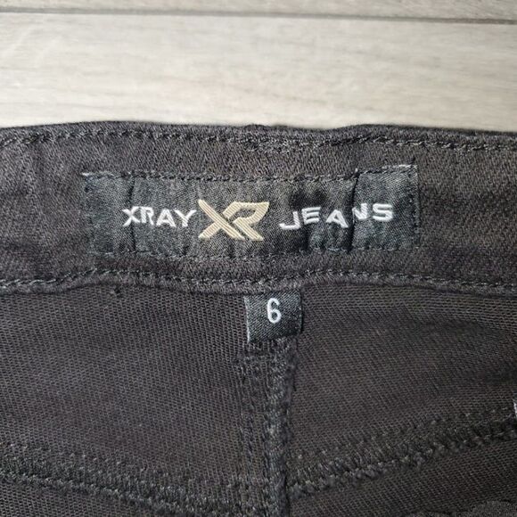 X-Ray boys Black Casual Straight Leg Comfort Jeans Size 6 - Picture 4 of 4